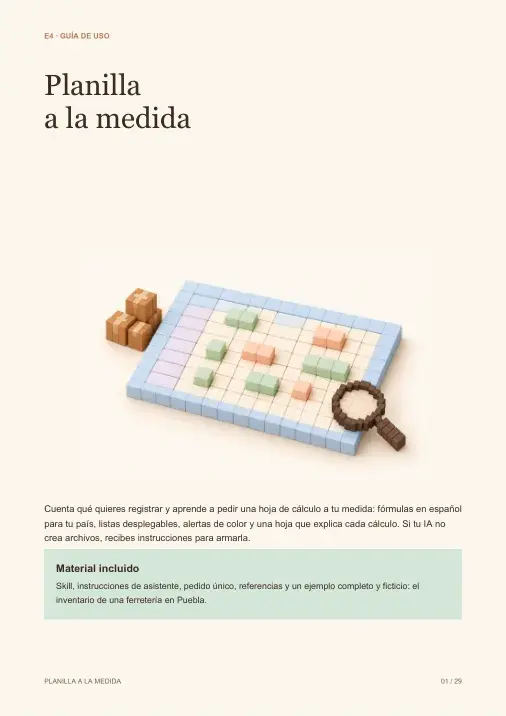 Cubierta de Planilla a la medida